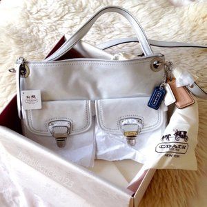 Coach Poppy Leather Shoulder Bag